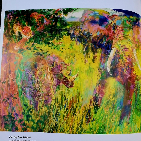 Leroy Neiman on Safari The Wildlife Experience 2003 48 Pages Painting Exhibit - Picture 8 of 16